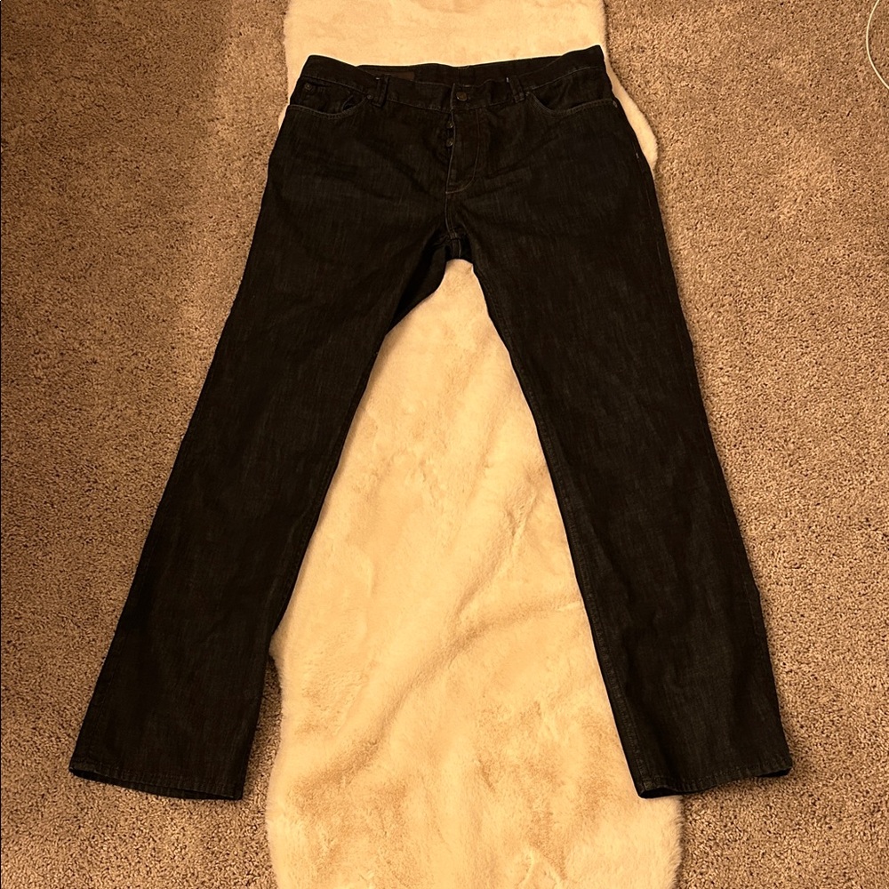 Club Monaco Dark Straight-Leg Jeans